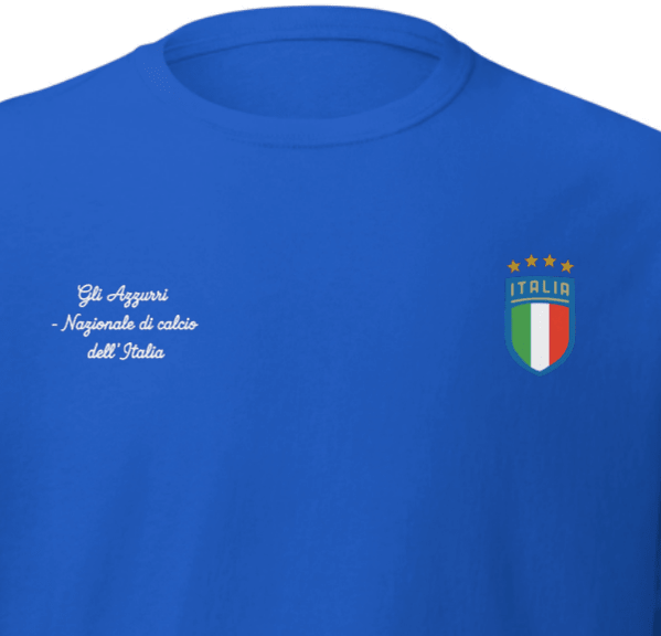 Italia Football Unisex Classic Tee - Chinchilla Choons